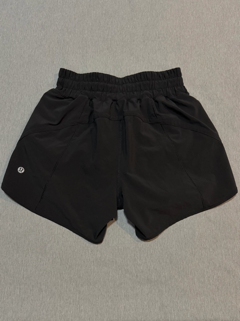 Lululemon Track That Shorts 5” Black Size 4 Mid Rise Lined Running - Picture 3 of 12
